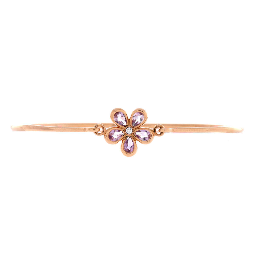 Tiffany & Co. Sparklers Flower Hook Bracelet